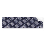 Black keyboard texture bumper stickers