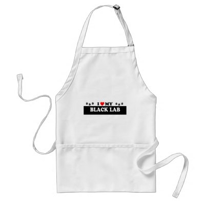 BLACK LAB APRON by GenuineDogOwner