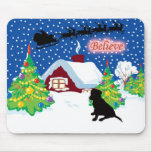 black lab believe mouse pads