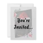 Black lab dog nose with santa hat photograph announcement