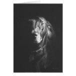 Black Lab Dog Watercolor by Paul Jackson Card