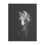 Black Lab Dog Watercolor by Paul Jackson Post Cards