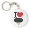 Black Lab Keychain