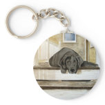 Black Lab Keychain