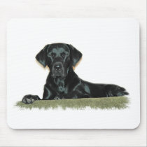 Black Lab Mouse Pad