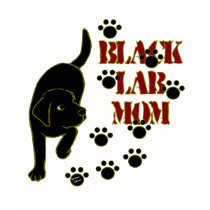 Black Lab Mum Tshirt