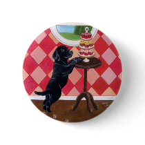 Black Lab Puppy with Cupcakes