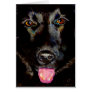 Black Lab Retriever art beautiful dog painting Cards