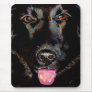 Black Lab Retriever art beautiful dog painting Mousepad