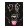 Black Lab Retriever art beautiful dog painting Post Cards