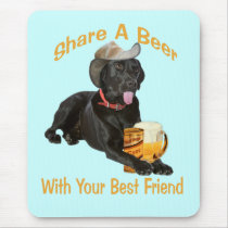 Black Lab  Shares A Beer