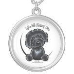 Black Labradodle IAAM Necklace