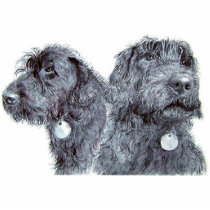 Black Labradoodles Sculpture photo sculptures