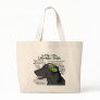 Black Labrador Brain Atlas Tote Bags