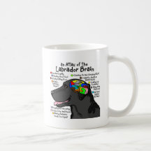 Black Labrador Brain Atlas Mugs