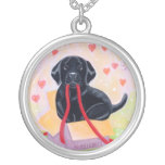 Black Labrador in the box Painting