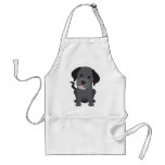 Black Labrador Puppy aprons
