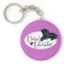 Black Labrador Puppy keychains