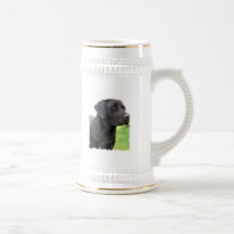 Black Labrador Retriever Beer Stein Mugs