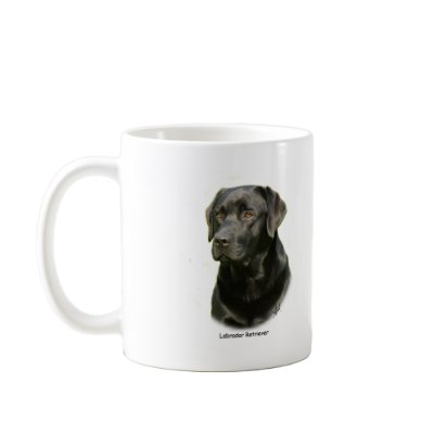 Black Labrador Retriever Coffee Mugs by TraffordPhotos