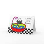 Black Labrador & Rubber Ducks Cartoon Greeting Cards