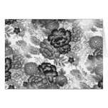 Black Lace Greeting Card