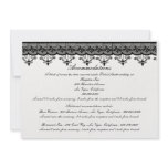 Black Lace Enclosure Cards