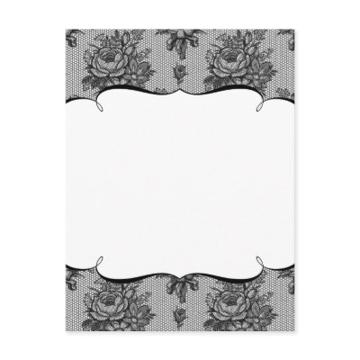 Black Lace French Background by InvitationsByChrissy