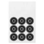 Black Lace Pattern Design. Custom flyers