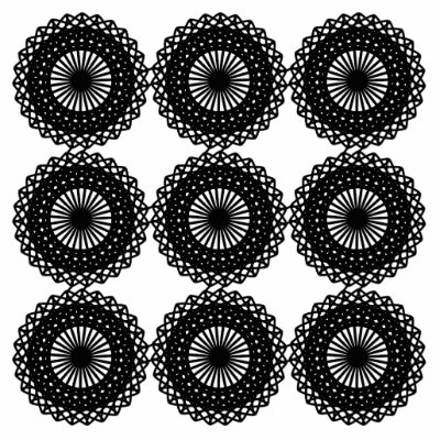 Black Lace Pattern Design. Custom Photo Cut Out by Graphics_By_Metarla