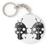 Black Ladybugs Key Chain