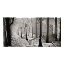 Black lamps personalized photo card