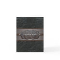 Black Leather Thank You Card