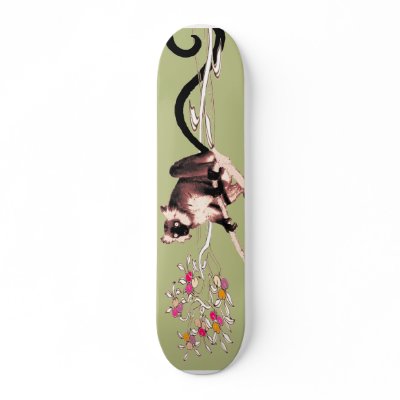 black lemurboard skateboard decks by PinkPearlDragonPosse