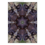 Black Leopard Kaleidoscope Card