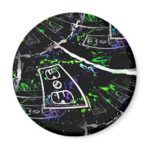 Black Light Neon Splash with Outlet by Levi G. Magnet