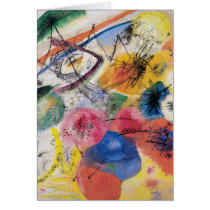 Black Lines Greeting Cards
