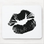 Black Lips Mouse Mats