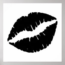 Black Lipstick Posters