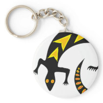 black lizzard Close-up keychain