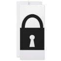 black lock icon rack cards