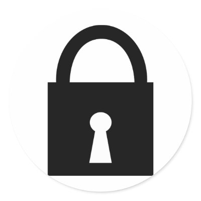 black lock icon sticker by TomaniacLines