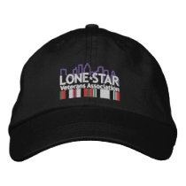 Black Logo Hat Embroidered Baseball Cap