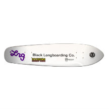 Black Longboard Custom Skateboard