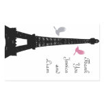 Black Love Birds Thank You Sticker