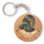 Black magic Skull Keychain