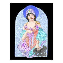 Black Magic Woman Postcard