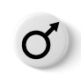 black man male sign icon pinback buttons