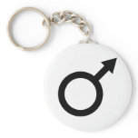 black man male sign icon keychains