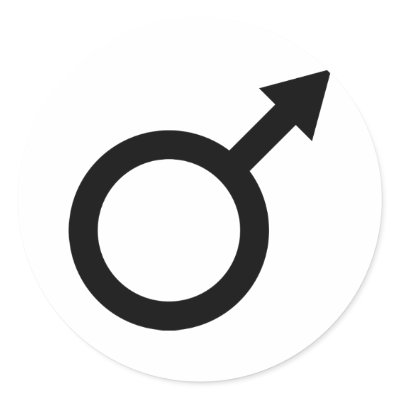 black man male sign icon stickers by Tomaniac